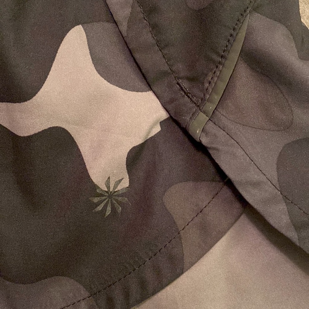 Athleta Camo Racer Run Shorts 4.5” Inseam - Picture 7 of 10